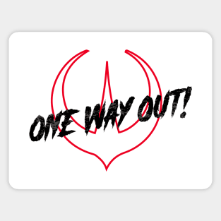 ONE WAY OUT #ANDOR Sticker